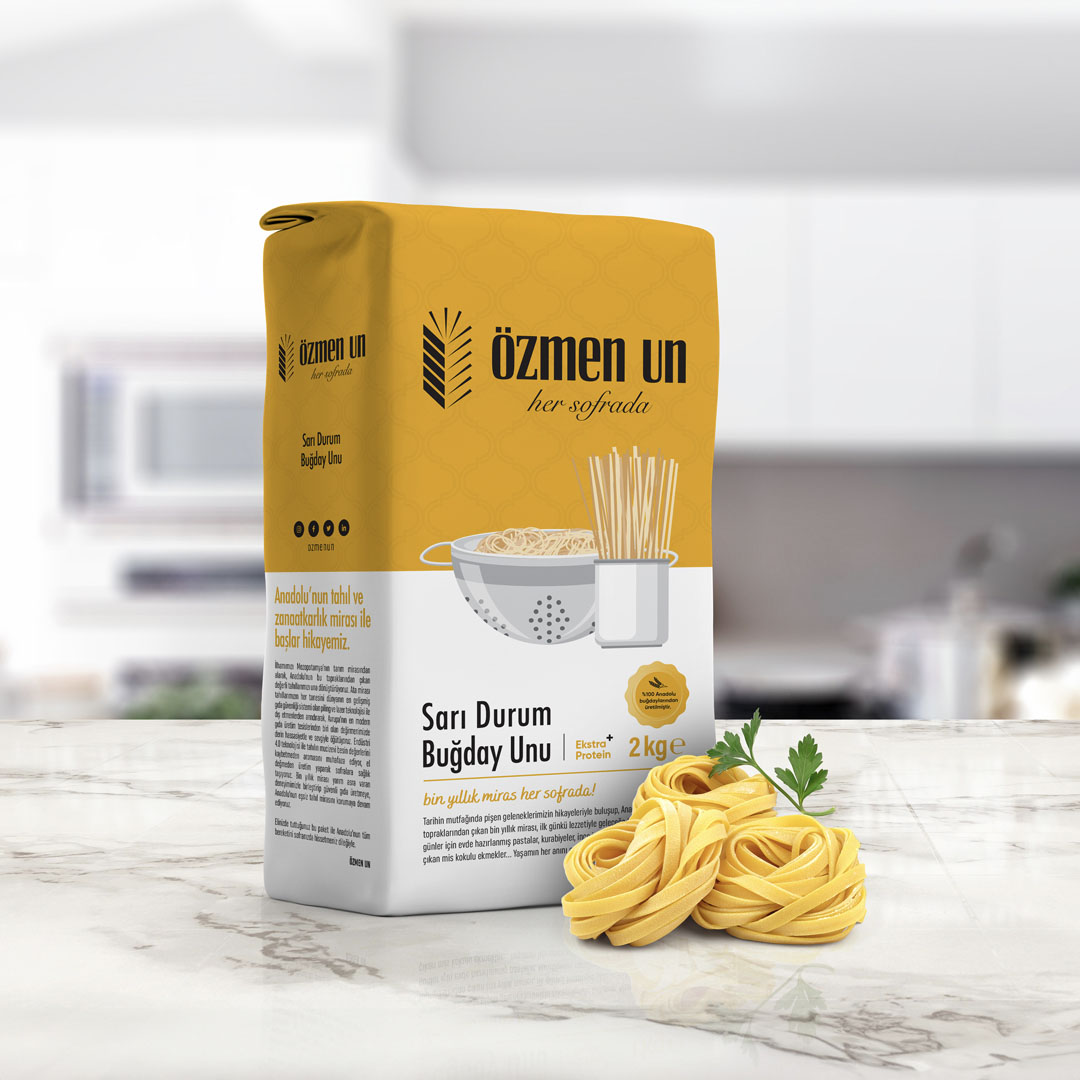 Sarı Durum Buğday Unu 2 kg - Image 2