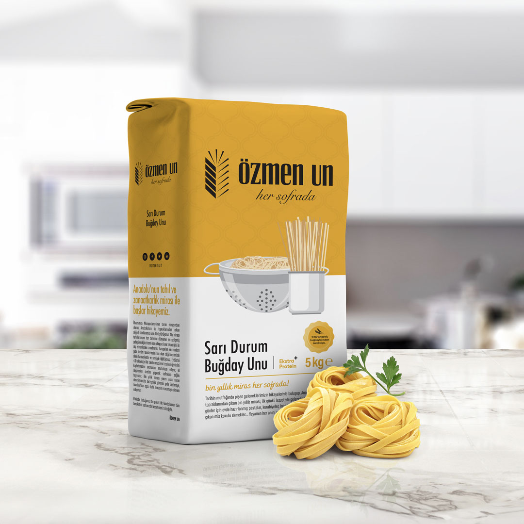 Sarı Durum Buğday Unu 5 kg - Image 2